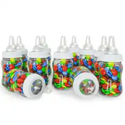 Walmart 12pcs Fillable Candy Bottle for Baby Shower | Feeder Style Mini Bottle | Candy Gift Box offer