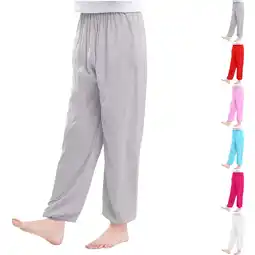 Walmart Cethrio Boys Summer Sweatpants, Cotton Elastic Waist Casual Thin Athletic Pants Black Size 14-16 T offer