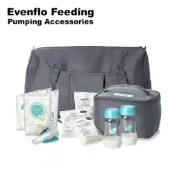 Walmart Evenflo Feeding Grey Pumping Accessories Tote - 33 Count, 1 Pack offer