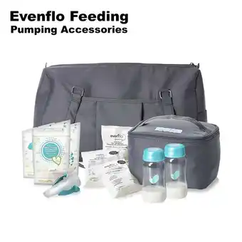Walmart Evenflo Feeding Grey Pumping Accessories Tote - 33 Count, 1 Pack offer