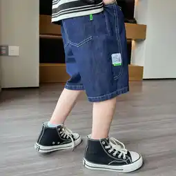 Walmart Boys Jean Shorts Slim Fit Loose Cargo Jean Shorts Boys Fashion Boys Jeans Size 8-10 Years offer