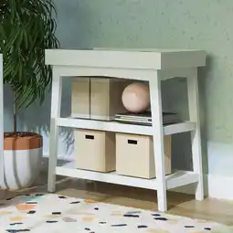 Walmart Novogratz Harper Baby Changing Table with 2 Storage Shelves, White offer