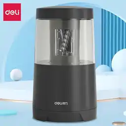 Walmart Deli Electric & Battery Pencil Sharpener, Automatic with Adjustable Thickness, Black offer