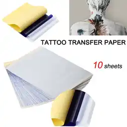 Walmart Kokovifyves 10x Tattoo Transfer Paper Stencil Carbon Thermal Tracing Hectograph Sheet offer