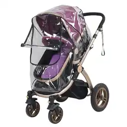 Walmart 1PC PVC Universal Waterproof Baby Rain Cover Dust Wind Pram Accessory, Rain Cover, Baby Pushchair offer