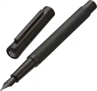 Walmart Matte Black Forest Fountain Pen Extra Fine Nib Classic Design with Converter and Metal Pen offer