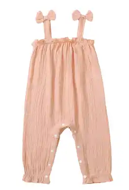 Walmart Actgleam Newborn Baby Girl Romper Sleeveless Jumpsuit Ruffled Bodysuit for Baby Girls,Pink,9-12Month offer