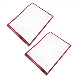 Walmart Sheer Sleeves Cookbook Holder Stand Recipe Folder Menu Hard Cover A4 Binder Covers 8.5 Shelf 2 Pcs offer