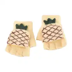 Walmart Povozer Toddler Stretch Mittens Winter Unisex Baby Knitted Gloves Mittens(Yellow,2-6 Years) offer