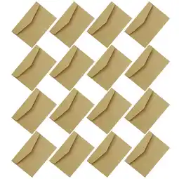 Walmart Mini Envelope Bag Gift Cards Kraft Invitation Envelopes Wedding Business Paper 100 Pcs offer