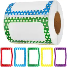 Walmart 1 Roll of Sorting Tag Stickers Colorful Name Tag Labels Self-adhesive Label Stickers offer
