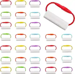 Walmart CIMAXIC Backpack Name Tags Daycare Bag Tag Assorted Color 30Pcs 1.2X0.8X0.2In Polyester offer