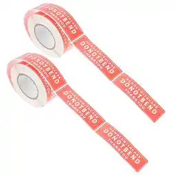 Walmart 500Pcs Do Not Bend Warning Packing Labels, 2x3 Please Handle with Care Thank You Label offer