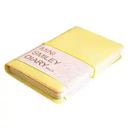 Walmart PU Leather Notebook with Colored Pages Notepad with Colored Paper Medium Size (Yellow) offer