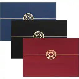 Walmart HOMEMAXS Assorted Color Certificate Holder for Storage Use Made of Paper Great for Home Office 3Pcs offer