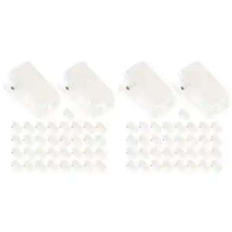 Walmart WynBing 70 Pcs Transparent Wall Tapestry Clips Poster Wall Clips Cards Clips for Home Office offer