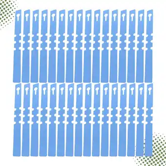Walmart WORGEOUS 200 Pcs Gardening Label Plant Stakes Marker Labels Flower Pot Blue offer