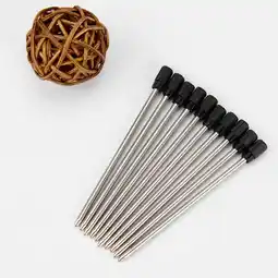 Walmart GERsome 10 Pieces Replaceable Ballpoint Pen Refills Metal Pen Ink Refills Smooth Writing 2.75 Inch offer