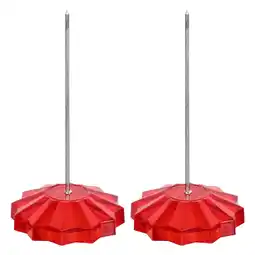 Walmart GOOHOCHY 2 PCS Card Holder Paper for Desk Receipt Organizer Office Red offer