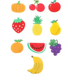 Walmart 10Pcs Silicone Fruits Shaped Fridge Magnet Refrigerator Magnets Home Decoration offer
