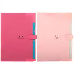 Walmart FRCOLOR 2 Pcs Colored Paper Organizer Document Expandable File Folder offer