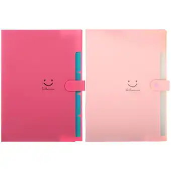 Walmart FRCOLOR 2 Pcs Colored Paper Organizer Document Expandable File Folder offer