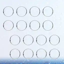 Walmart FRCOLOR 50 Pcs Loose Binder Ring Metal Book Circle Cards Circles Photo Album Rings offer
