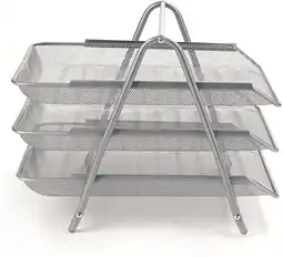 Walmart Gseagtia Desk Organizer with Sliding Trays for Letters, Documents, Mail, Files, Paper offer