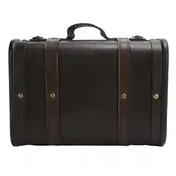 Walmart Retro Suitcase Wooden Storage Box Studio Decoration Window Display Photography Props Suitcase offer