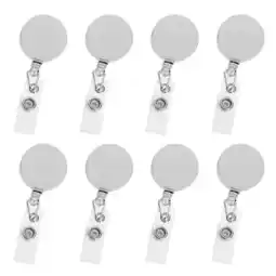 Walmart Easy to Buckle Doctors Badge Clips Cover Plastic Stand Alligator Zinc Alloy Office Work 8 Pcs offer