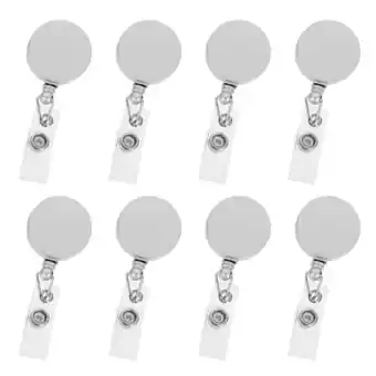 Walmart Easy to Buckle Doctors Badge Clips Cover Plastic Stand Alligator Zinc Alloy Office Work 8 Pcs offer
