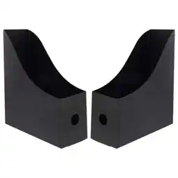 Walmart 2Pcs Desktop Magazine Organizer Document Rack Book Storage Case offer