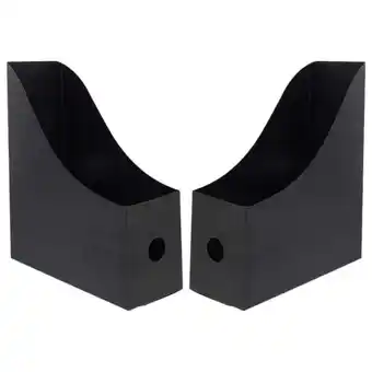 Walmart 2Pcs Desktop Magazine Organizer Document Rack Book Storage Case offer