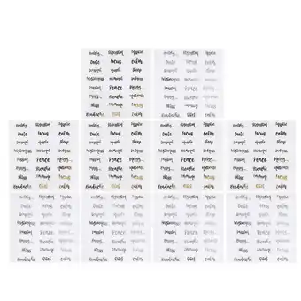 Walmart 10 Sheets Essential Oil Bottle Labels Stickers Self-Adhesive Bottles Markers offer
