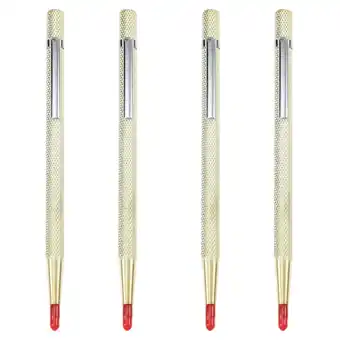 Walmart 4 Pcs Line Drawing Tool Pen Mechanic Tools Metal Scriber Hard Alloy offer