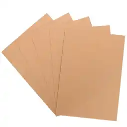 Walmart 5 Sheets Kraft Paper Schools Supplies Color Pencil Cowhide Drawing Board Card Stock Scrapbook Child offer