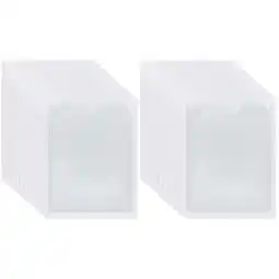 Walmart 20 PCS Loading Pocket Sleeves Index Cards Business Soft Plastic offer