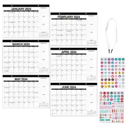Walmart Raindrops Planner Wall Calendar Schedule Planning Black 1 Set 43x30.5cm offer