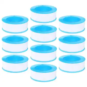 Walmart 10 Rolls Sealing Raw Material Tape Duct Water Resistant Seam PTFE Rubberized Super Strong White offer