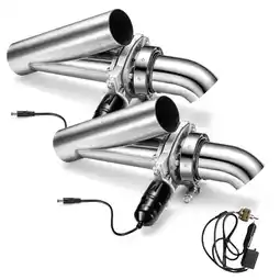 Walmart SPEEDWOW 2.5 Inch Dual Manual Switch Electric Exhaust Cutout Valve offer