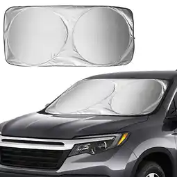 Walmart Liwarace Automobile Car Visor Foldable Windshield Sun Shade Shield UV Block Protector offer