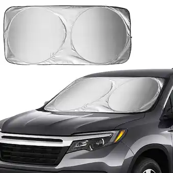 Walmart Liwarace Automobile Car Visor Foldable Windshield Sun Shade Shield UV Block Protector offer
