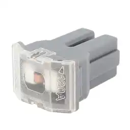 Walmart Unique Bargains Vehicles Gray Plastic Female Plug in PAL Type 120A Fuse offer