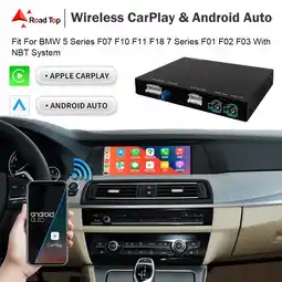 Walmart iSpchen Wireless Carplay Android Auto Retrofit for BMW F07 F10 F15 F20 F25 F30 F80 with NBT System offer