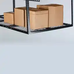 Walmart Titan Attachments 4 x 4 Adjustable Overhead Garage Storage Rack, 500 lb Capacity, Metal Wire offer
