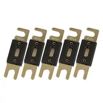 Walmart 5 Pcs 400 Amp ANL Fuse Gold Tone Plated for Car Audio Video Stereo offer