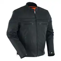 Walmart Daniel Smart S to 8XL Leather Motorcycle Jacket for Men Goatskin Sporty Biker Leather Jacket offer