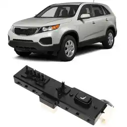 Walmart FYUU Left Driver Side Black Front Power Seat Switch For Kia Sorento 2011-15 offer