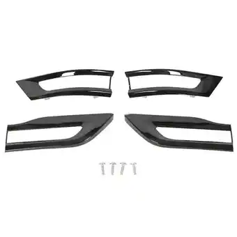 Walmart 4Pcs Gloss Black Plastic Tail Light Trim Bezel Kit for Grand Cherokee 14-20 offer
