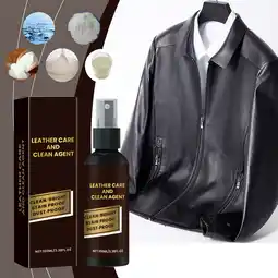 Walmart Leather Jacket Care Cleaner and Dirt Removal Spray 100ml For Leather Clothing and Furniture Cleaning offer